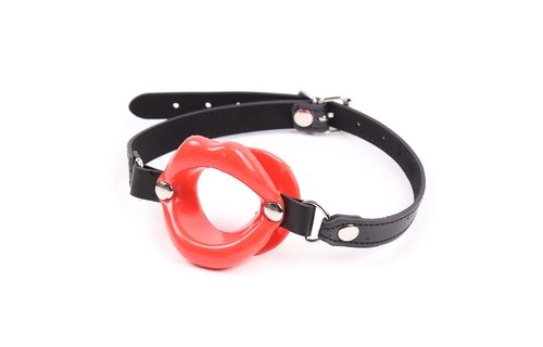 Mouth Gag Red - Soft Mouth Opener for Spread Lips