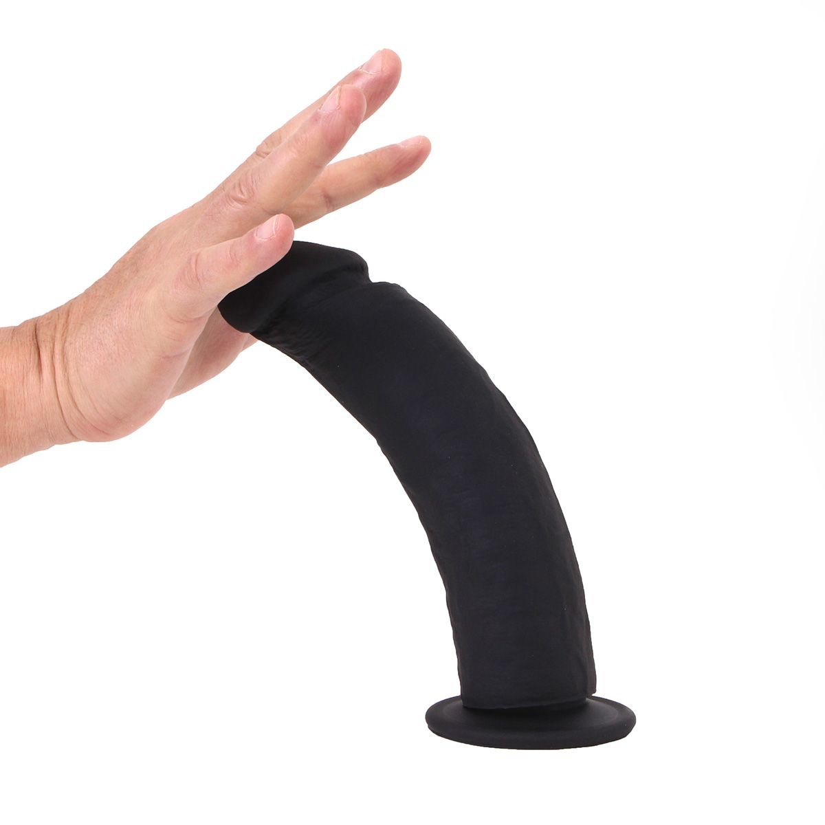 Silikon Dildo 23,5 x 5 - Schwarz