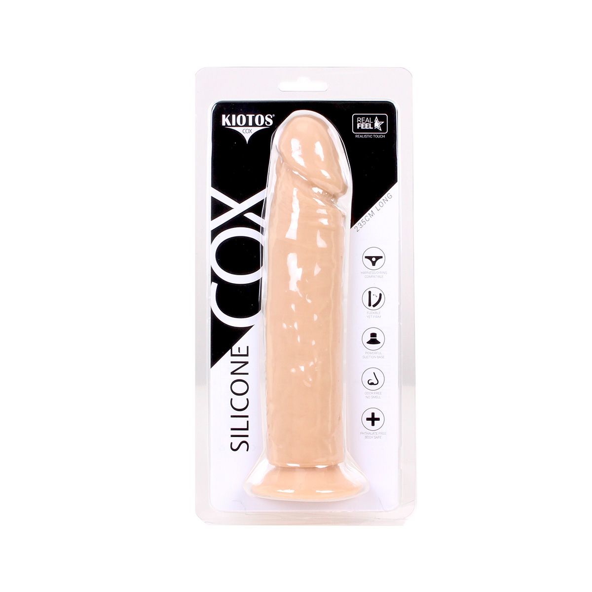 Silikon-Dildo 23,5 cm – Realistisch & Wasserdicht Kiotos COX