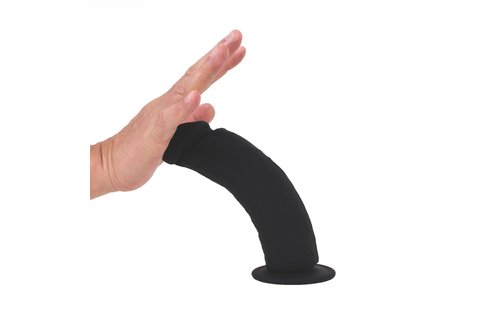 Silikon Dildo 23 x 5 - Schwarz