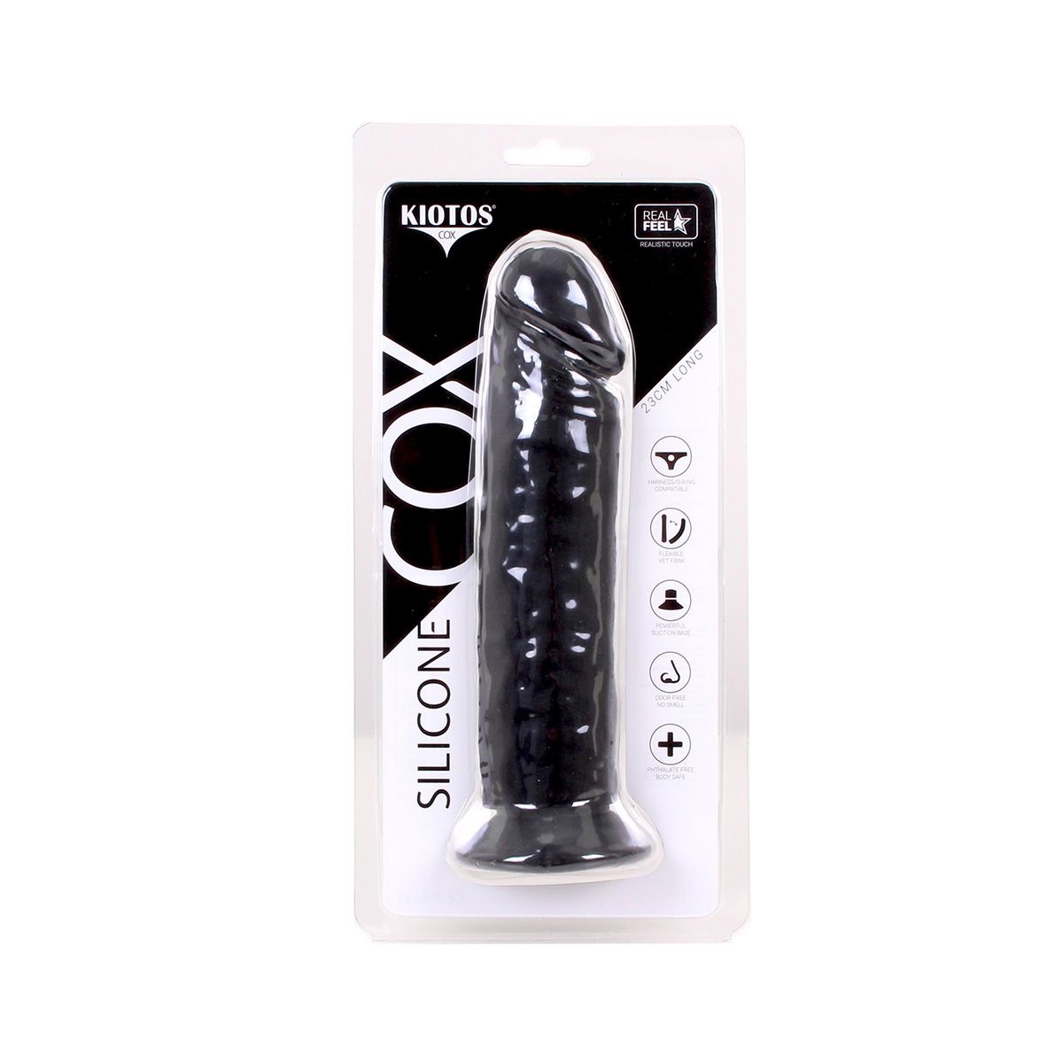Siliconen Dildo 23 cm | Kiotos COX Realistisch & Waterdicht