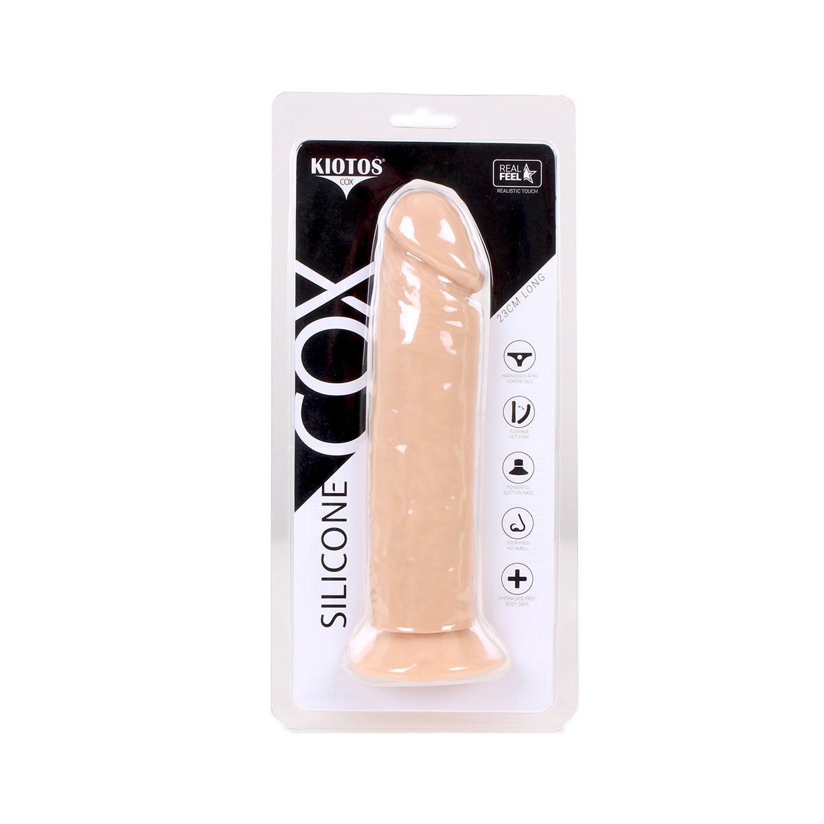 Silicone Dildo 23 cm – Realistic & Waterproof Kiotos COX