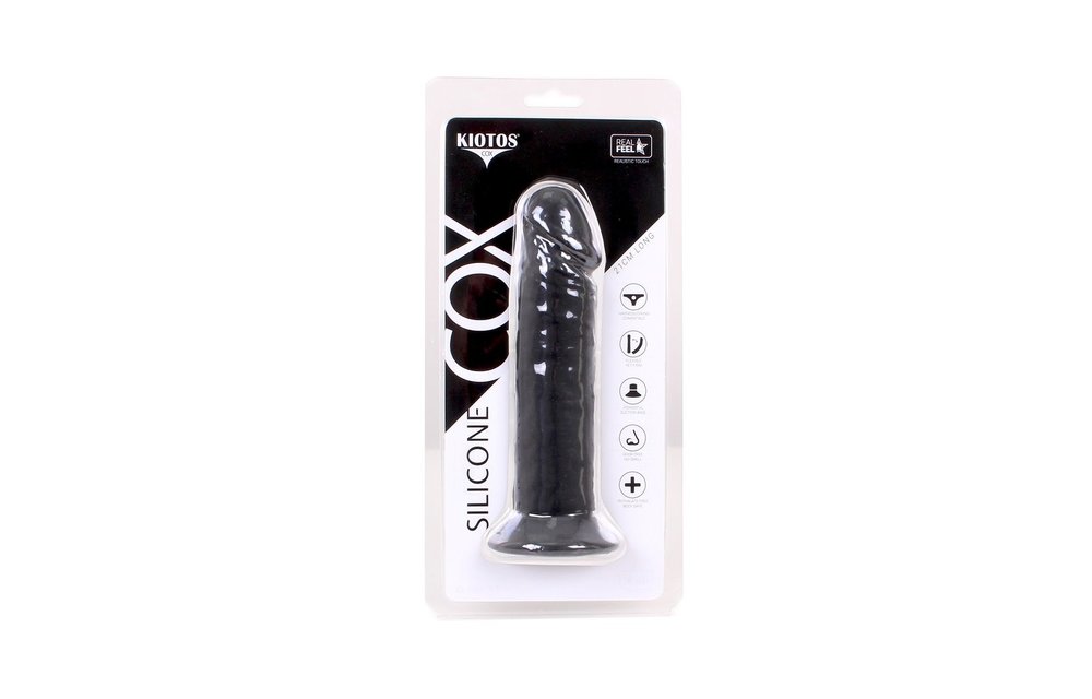 Silikon Dildo 20 x 4.5 - Schwarz