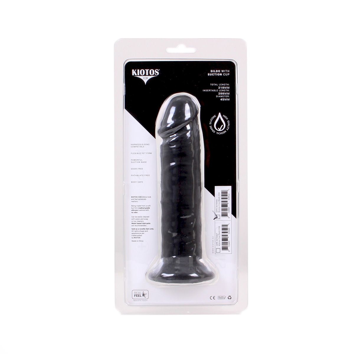 Silikon-Dildo 18 cm | Realistisch & Saugnapf Kiotos COX