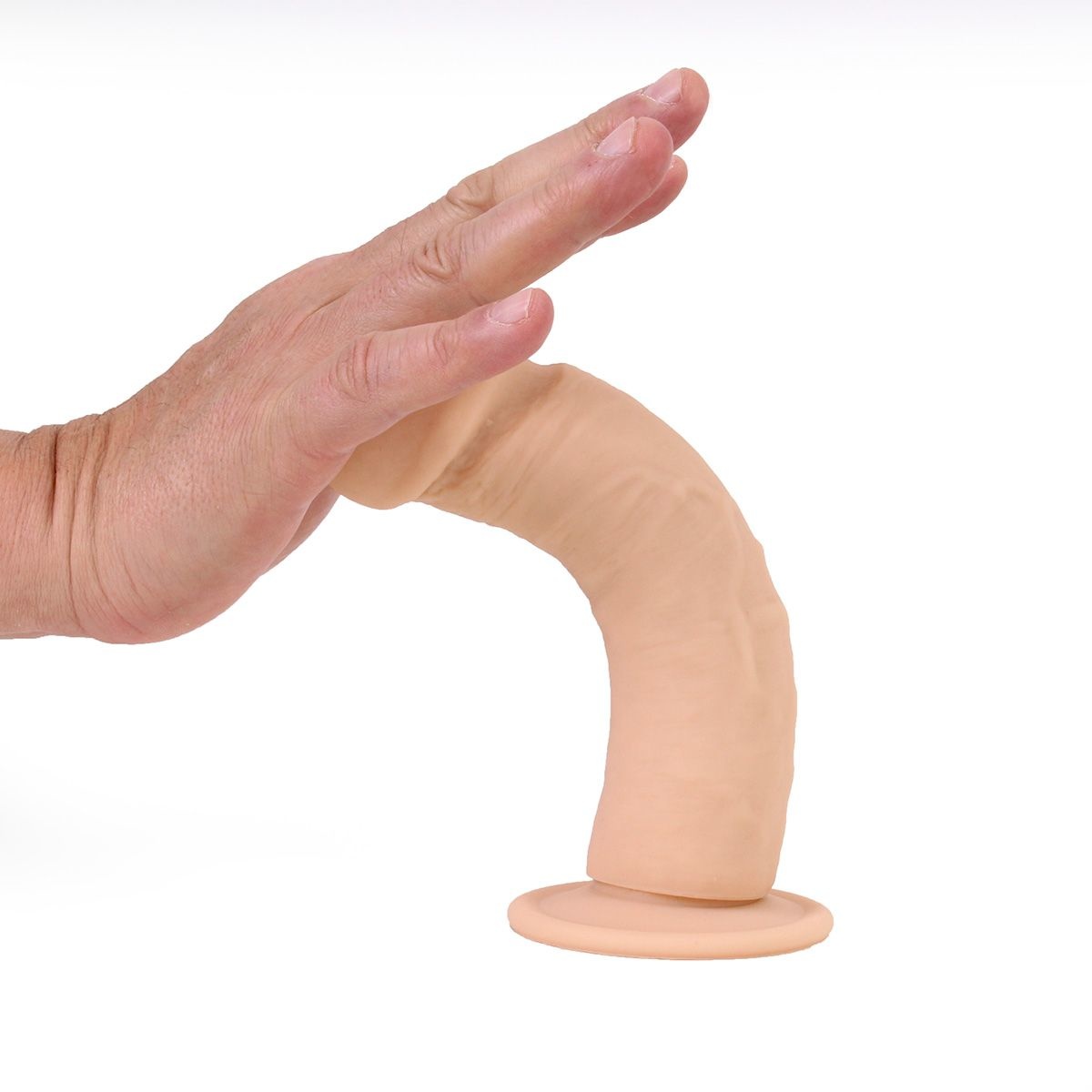 Silikon Dildo 21 x 4.5 - Fleisch
