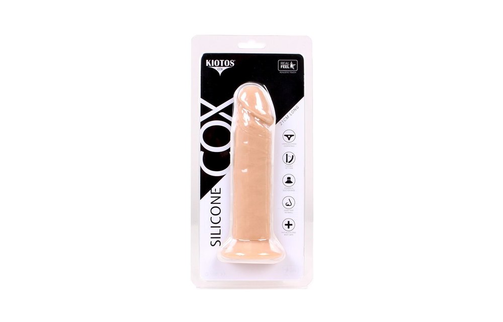Siliconen Dildo 21 cm | Realistisch & Zuignap Kiotos COX