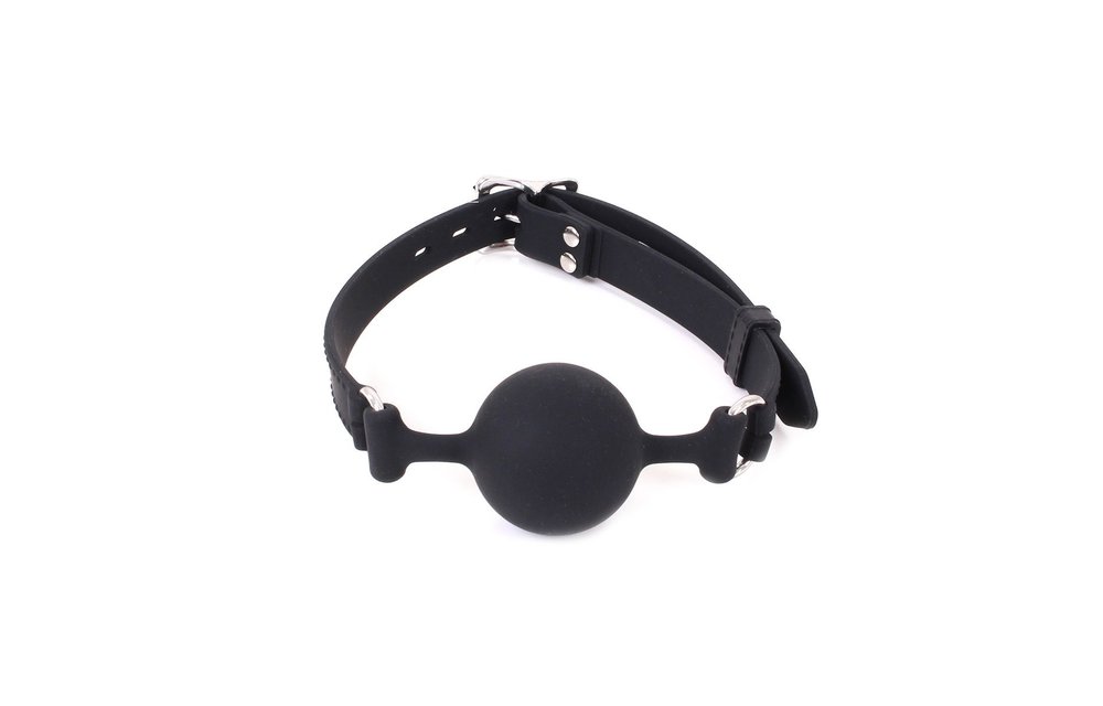 Silicone Ball Gag Classic | Flexible & Adjustable 37-54 cm