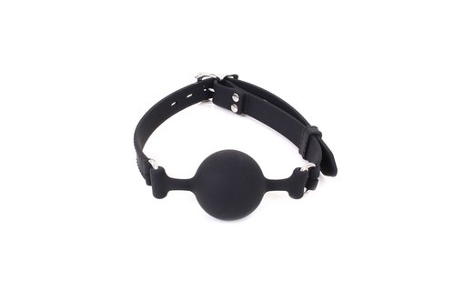 Silicone Ball Gag Classic | Flexible & Adjustable 37-54 cm