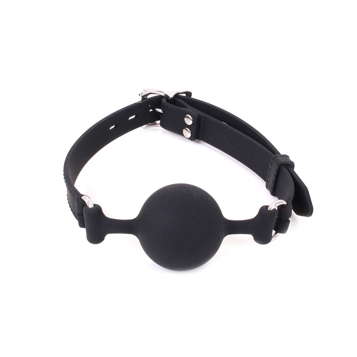 Silicone Ball Gag Classic | Flexible & Adjustable 37-54 cm