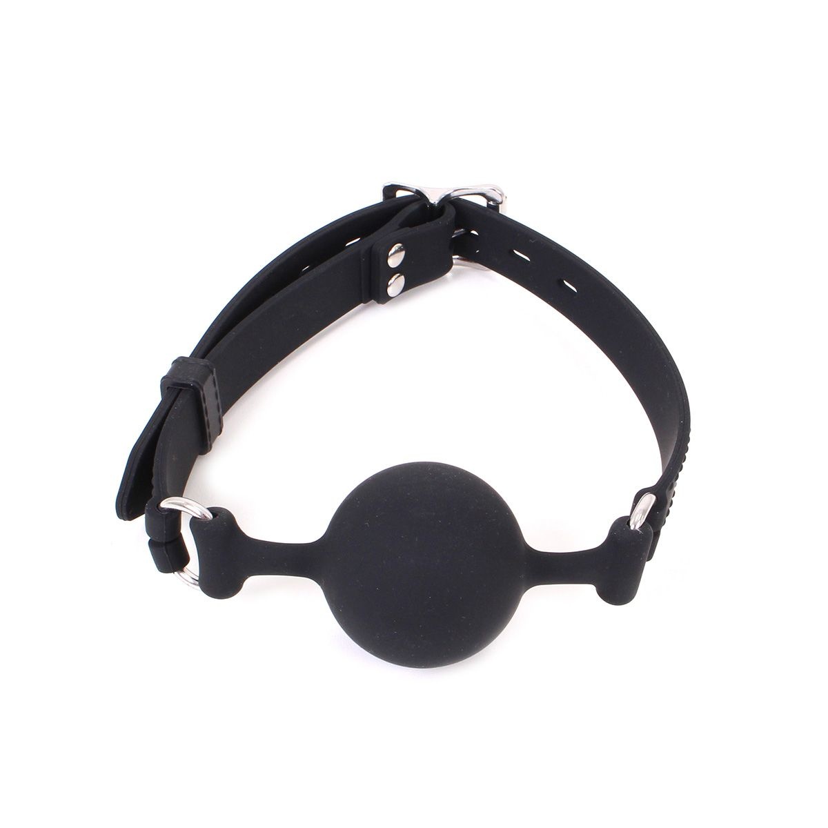 Silicone Ball Gag Classic | Flexible & Adjustable 37-54 cm