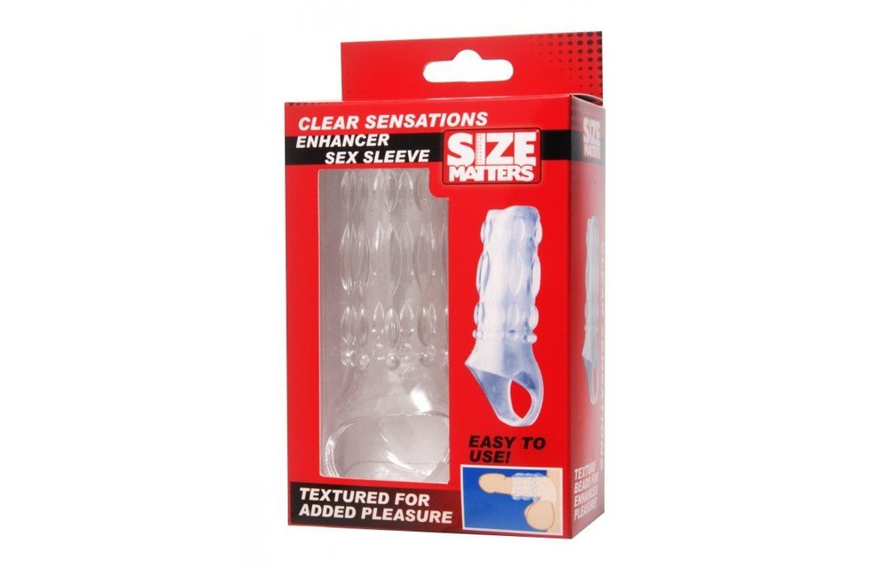 Clear Sensations Enlarger Sex Sleeve – Instant Size Increase