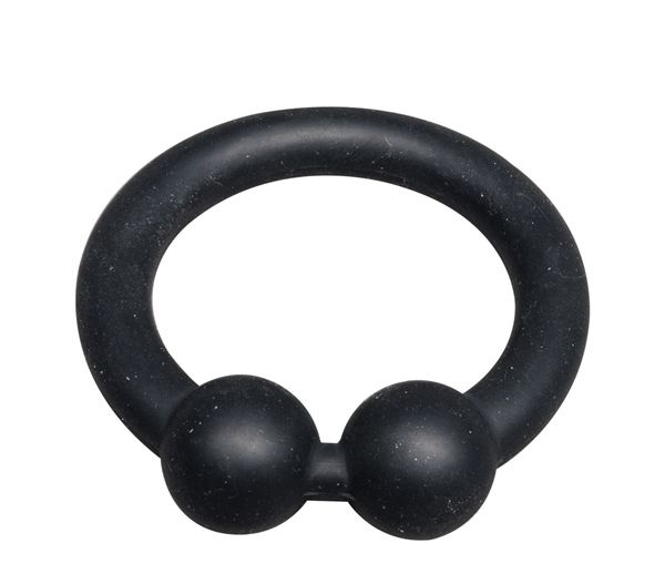 Bullring Cockring Zwart | Stevige Siliconen Cockring 48mm