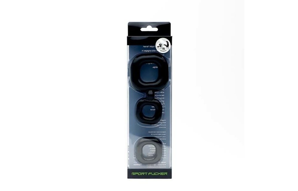 Boner Kit Cock Ring & Ball Stretcher Black – Sport Fucker Pro