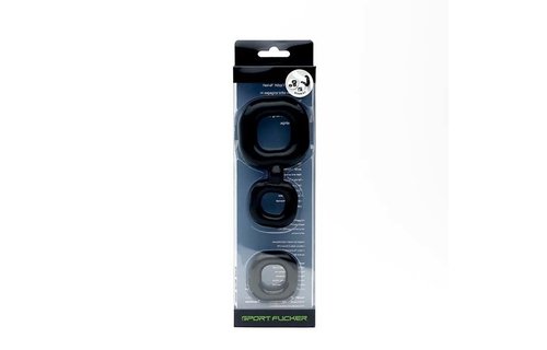 Boner Kit Cockring & Ballstretcher Schwarz