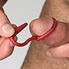 Silicone Cock Plug Red | Firm Sperm Stopper