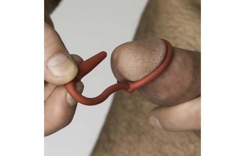 Silikon-Cock-Plug Rot | Fester Sperma-Stopper