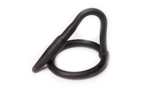 Silikon-Cock-Plug Schwarz | Komfort & Festigkeit Sperma-Stopper