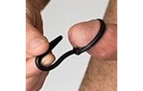 Silikon-Cock-Plug Schwarz | Komfort & Festigkeit Sperma-Stopper