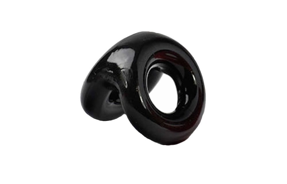 Trainer Cock Ring & Ball Stretcher Black - Sport Fucker TPR