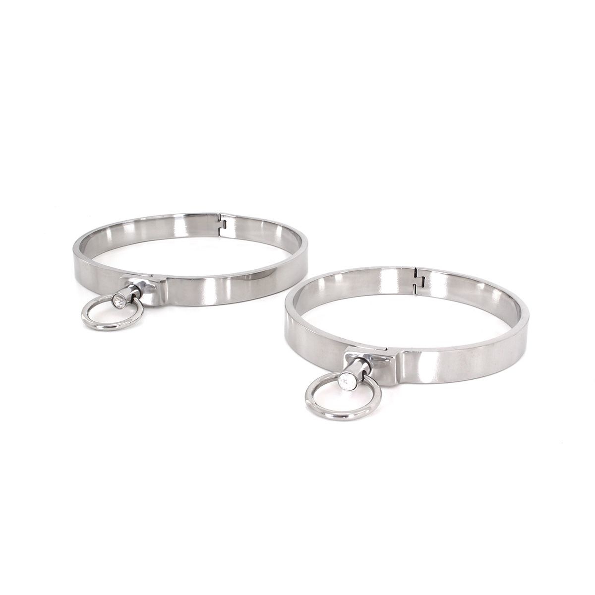 Steel Collar L with Gemstone | Kinky & Stylish Accessory