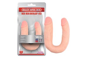 Double Dildo  Overlap 18 x 4cm