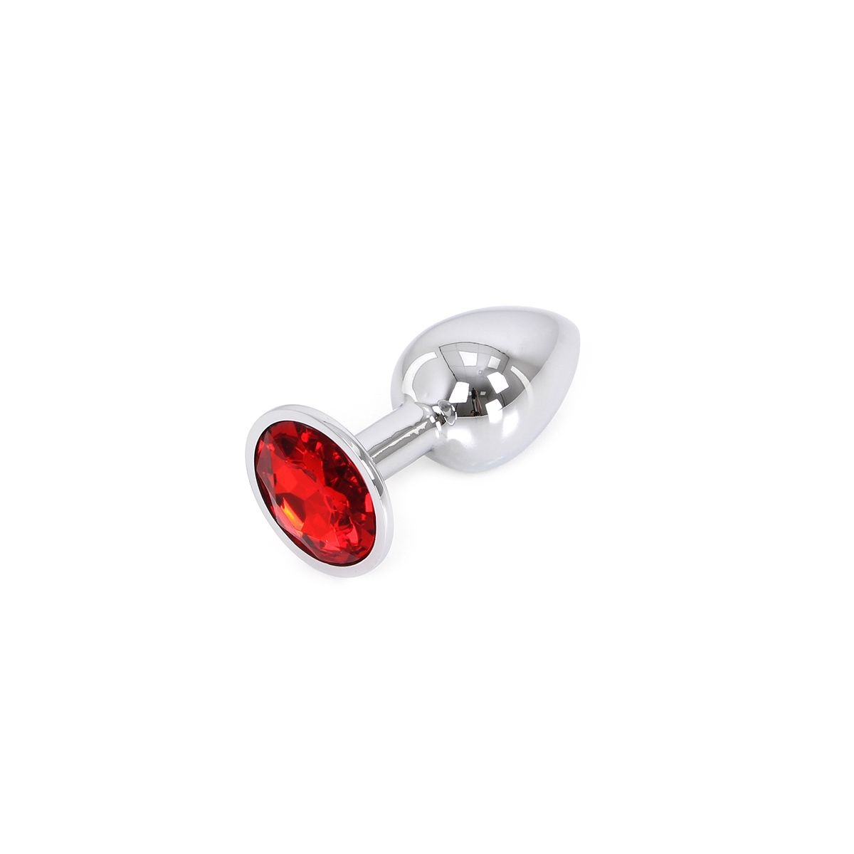 Buttplug Aluminium Rood 7-9,5 cm | Hoogwaardige Juwel