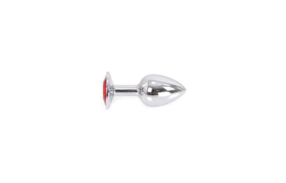 Buttplug Aluminium Rood 7-9,5 cm | Hoogwaardige Juwel