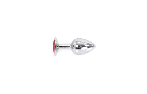 Buttplug Aluminium Rood