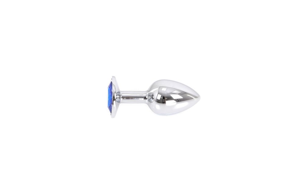 Buttplug Aluminium Blauw 9,5 cm – Elegant & Hoogwaardig