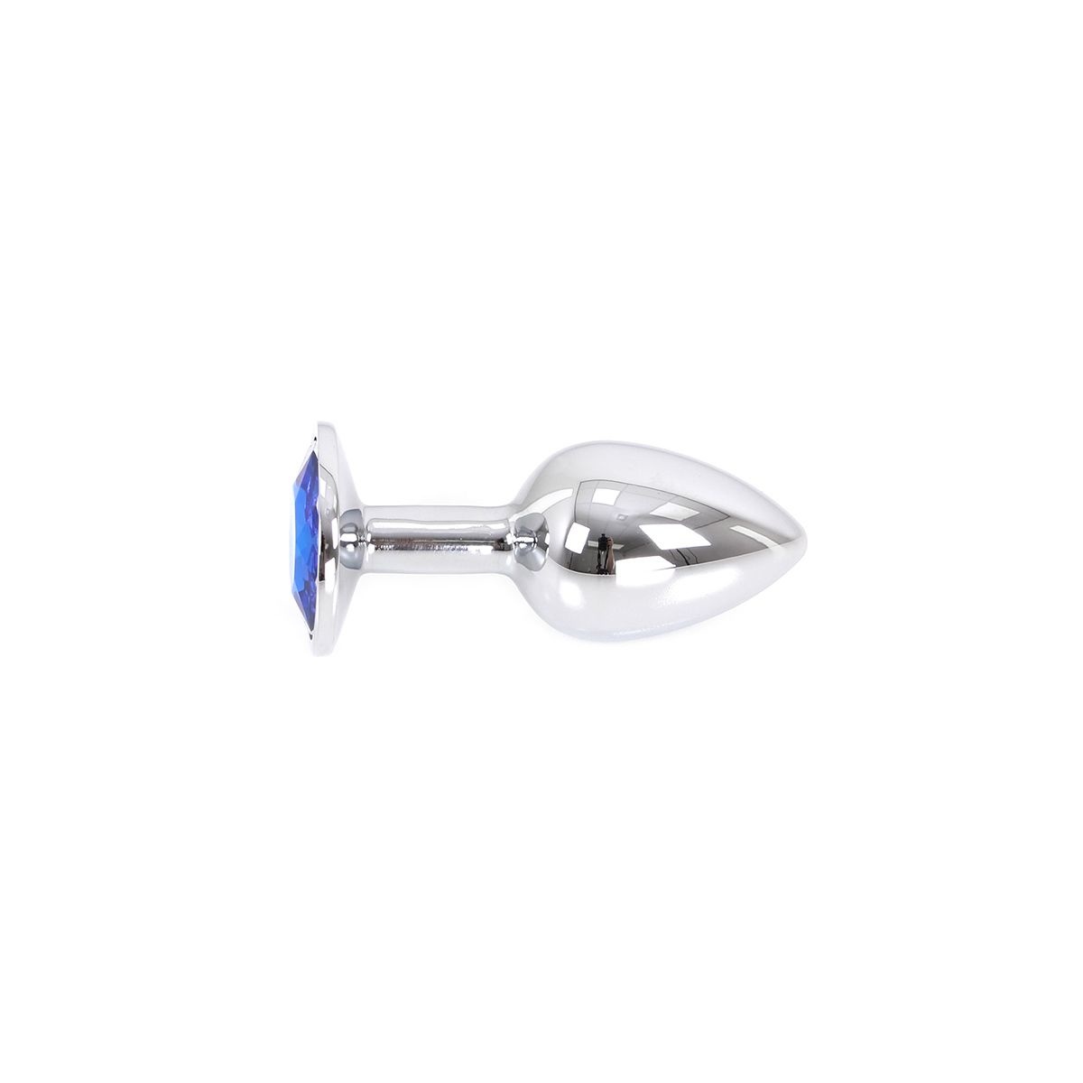 Buttplug Aluminium Blauw 9,5 cm – Elegant & Hoogwaardig