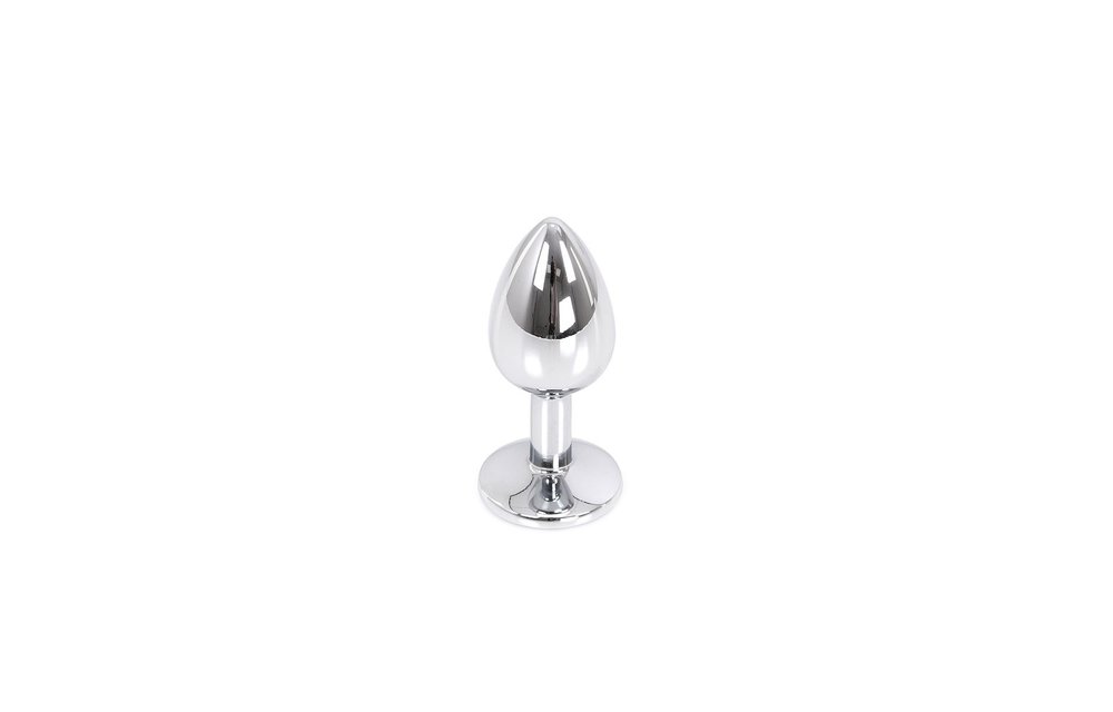 Buttplug Aluminium Roze 9,5 cm - Elegante Juweel Design