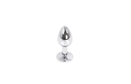 Buttplug Aluminium Roze 9,5 cm - Elegante Juweel Design