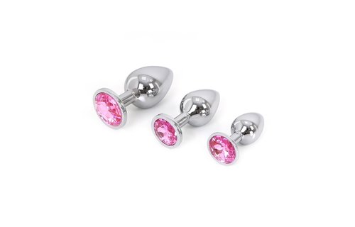 Buttplug Aluminium Roze