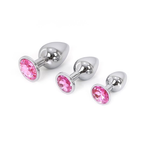 Buttplug Aluminium Pink