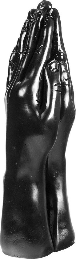 Zwarte Dubbele Fist Dildo 32X8,9 Cm | Dark Crystal