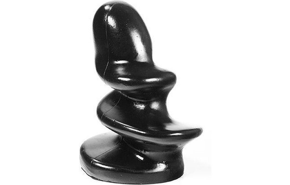 Zwarte Buttplug 17 cm – Dark Crystal, Flexibel & Waterdicht