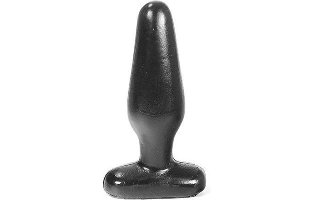 Black Butt Plug 13.5 cm | Flexible & Waterproof - Dark Crystal