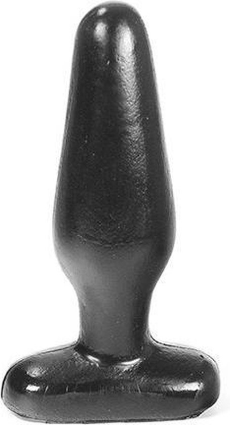 Schwarzer Buttplug 13,5 cm | Flexibel & wasserdicht – Dark Crystal