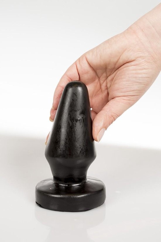 Black Butt Plug 13 cm | Flexible, Waterproof & Safe