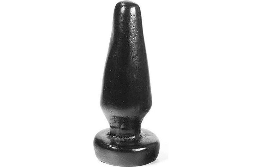 Black Butt Plug 13 cm | Flexible & Waterproof – Dark Crystal