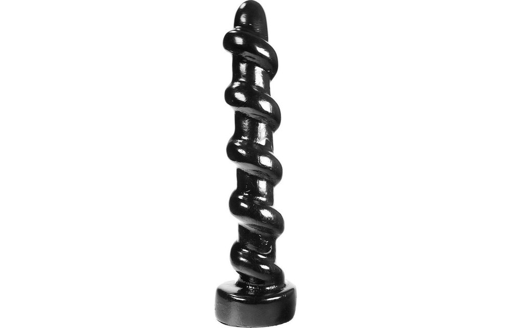 Schwarzer riesiger Analdildo 33 cm | Dark Crystal Vinyl