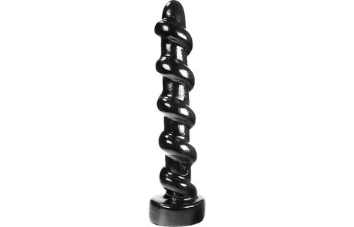 Zwarte Gigantische Anale Dildo 33 cm | Dark Crystal Vinyl