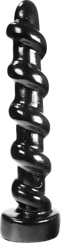 Schwarzer riesiger Analdildo 33 cm | Dark Crystal Vinyl