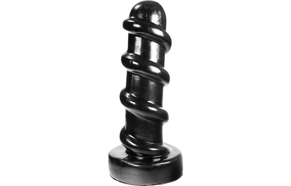 Zwarte Gigantische Anale Dildo 29 cm – Dark Crystal, Flexibel