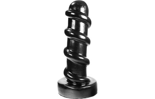 Schwarzer riesiger Analdildo 29 cm – Dark Crystal, flexibel