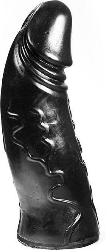 Schwarzer Riesendildo 38,5 cm | Dark Crystal XXL Toy
