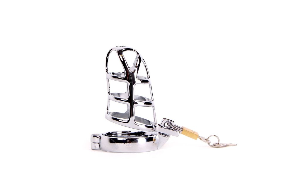 Chastity Cage Stainless Steel | Strong Penis Chastity Cage with Lock
