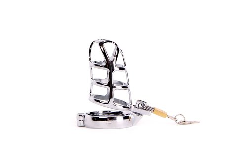 Kuisheidskooi RVS | Sterke Penis Chastity Cage op Slot