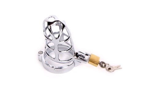 Kuisheidskooi RVS | Sterke Penis Chastity Cage op Slot
