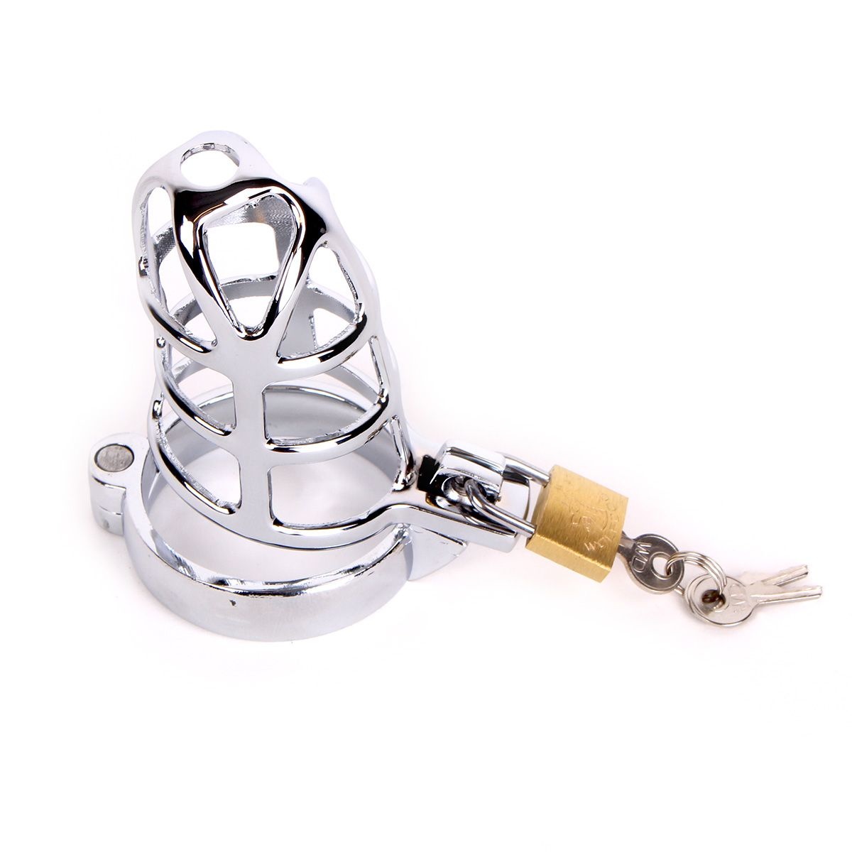 Kuisheidskooi RVS | Sterke Penis Chastity Cage op Slot